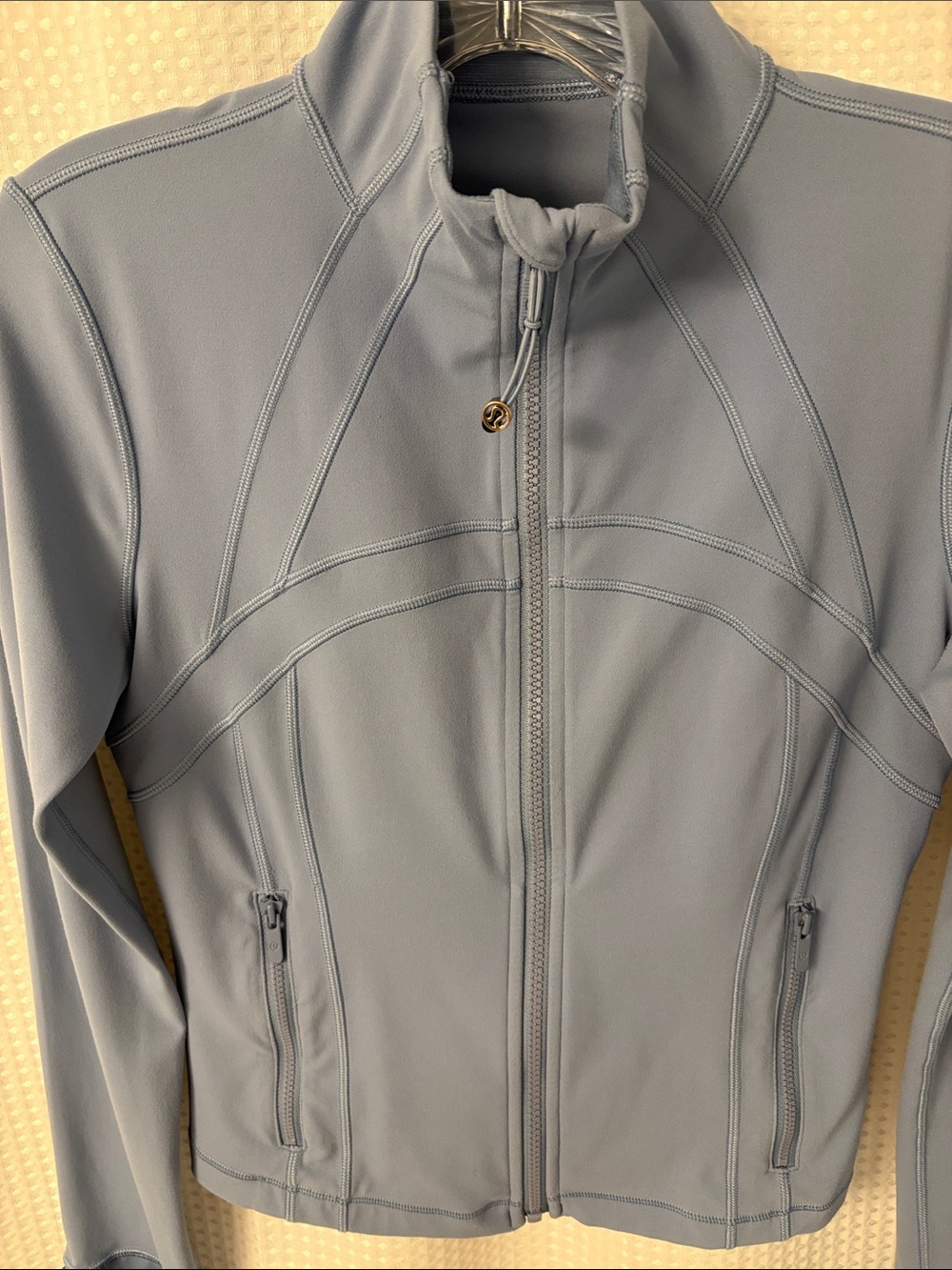 Lululemon Define Cropped Jacket Nulu ~ 6 ~ Blue Willow - Picture 4 of 16